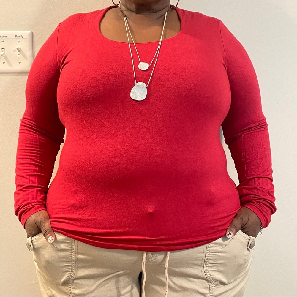 Red Long Sleeve Shirt